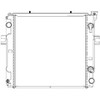 BESTfit Plastic Aluminum Radiator With Top Pin Bracket, Oil Cooler Crossflow For Toyota Lift Trucks