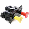 Dash-Mounted MV3 Air Control Valve With 2 Delivery, 1 Exhaust, 2 Supply Ports - 2.23 X 5.48 Inch Mounting Hole Spacing