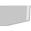 20 Inch Chrome Standard Rolled End Bumper, 10 Gauge W/ Tow Holes For Kenworth W900B, W900L