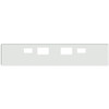 20 Inch Chrome Boxed End Bumper, 10 Gauge W/ Tow & Step Holes For Mack R, RW Superliner & MH Cabover