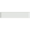 20 Inch Blank Chrome Rolled American Eagle Bumper, 10 Gauge W/ USX Blind Mount Plates For Freightliner, Peterbilt & Western Star