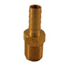 5/8 x 1/2 Inch Brass Barb To Male Pipe Connector 5/8 x 1/2 Inch Brass Barb To Male Pipe Connector