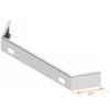 12 Inch Chrome Break Back Style Bumper W/ Center Tow Hitch & Mounting Holes For Peterbilt 357/378 SBA