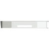 22 Inch Chrome Wrap Around Bumper, 10 Gauge W/ Center Tow Hole For Peterbilt 337 SFA