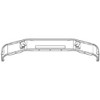 16 Inch Chrome SBA Bumper, 10 Gauge W/ Tow Hole For Peterbilt 335 2006-Newer