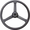 20 Inch Painted Black 3 Spoke Black Poly The Beast Steering Wheel Kit With Matching Bezel & Horn