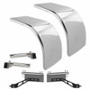 Hogebuilt 80 Inch 304 Stainless Steel Ultimate Low Rider Half Fender Kit For Peterbilt