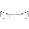 Valley Chrome 18 Inch Chrome SBA Bumper For Freightliner Cascadia 116/126 W/ Poly Bumper