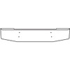 16 Inch Chrome Standard Rolled End Bumper, 7 Gauge For Mack R 16 Inch Chrome Standard Rolled End Bumper, 7 Gauge For Mack R