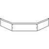 16 Inch Chrome Bumper, 10 Gauge W/ Single Break Back Ends For Western Star 4700 SB 2013 + 16 Inch Chrome Bumper, 10 Gauge W/ Single Break Back Ends For Western Star 4700 SB 2013 +