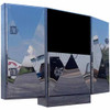 Brunner 3 Door Cab Rack Smooth Aluminum 62 X 80 Inch W/ Window & Polished SS Doors Brunner 3 Door Cab Rack Smooth Aluminum 62 X 80 Inch W/ Window & Polished SS Doors