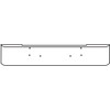 22 Inch Chrome Texas Rolled End Bumper, 10 Gauge For Peterbilt 362 1981-2002