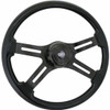 SCI Phantom 18 Inch 4 Spoke Panted Wood Steering Wheel Kit W/ Adapter Options