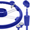 Indigo Blue 18 Inch Steering Wheel Kit With Matching Shifter Accessories & Dash Knobs