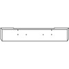 22 Inch Chrome Boxed American Eagle Bumper, 10 Gauge For Kenworth W900B, W900L 22 Inch Chrome Boxed American Eagle Bumper, 10 Gauge For Kenworth W900B, W900L