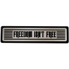 CSM 5 X 20 X 1/4 Inch Billet Aluminum Step Plate W/ Freedom Isn't Free SS Insert CSM 5 X 20 X 1/4 Inch Billet Aluminum Step Plate W/ Freedom Isn't Free SS Insert