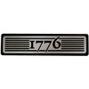 CSM 5 X 20 X 1/4 Inch Billet Aluminum Step Plate W/ 1776 & Treads SS Insert