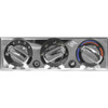 Stainless Steel AC Control Plate With 3 Holes For Peterbilt