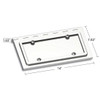 Stainless Steel Single License Plate Swing Plate For Peterbilt 357, 378 & 379