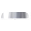 Stainless Steel 7 Inch Chopped Window Trim For Peterbilt 378, 379, 386, 388, 389