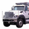 Bores SS LED Bumper Guides - 42 Inch W/ 6 Inch Offset For International HV, WorkStar W/ Straight End Bumper