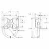 Zinc Plated Rope Ring W/ Integral Bracket Zinc Plated Rope Ring W/ Integral Bracket