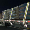 4 Inch x 30 Ft Yellow Polymer Reflective Strap W/ Flat Hook 4 Inch x 30 Ft Yellow Polymer Reflective Strap W/ Flat Hook