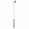 Light Duty Chrome 40 7/8 Inch Swivel Pipe With Hose Or Cable Holder