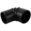 TPHD Rubber 90 Degree Intake Elbow, 7 Inch ID To 6 Inch ID
