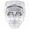 Chrome Skull Biker Thread-On Shift Knob With 1/2 Inch-13 Thread