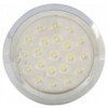21 High Power LED 6-1/4 Inch Dome Light W/ Chrome Bezel