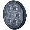 6 High Power LED Round Pod Light - White LED /Clear Lens 6 High Power LED Round Pod Light - White LED /Clear Lens