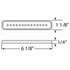 14 LED Auxiliary Mirror Light W/ Tape - Amber LED/ Clear Lens