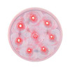 4 Inch Round 8 Diode Red LED Stop, Tail & Turn Light Clear Lens 4 Inch Round 8 Diode Red LED Stop, Tail & Turn Light Clear Lens