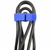 Blue Hook And Loop Velcro Strip Tie Fastener W/ Buckle, 8 Inch - 8 PCS Blue Hook And Loop Velcro Strip Tie Fastener W/ Buckle, 8 Inch - 8 PCS