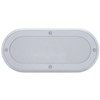 6 Inch Chrome Plastic Oval Bezel W/ Mirror