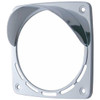 Chrome Plastic LED Turn Signal Light Bezel W/ Visor Chrome Plastic LED Turn Signal Light Bezel W/ Visor