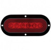 22 LED 6 Inch Oval Flange Mount Glo-Light - Stop. Turn And Tail - Red LED/ Red Lens 22 LED 6 Inch Oval Flange Mount Glo-Light - Stop. Turn And Tail - Red LED/ Red Lens