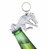Chrome Bucking Horse Key Chain With Bottle Opener