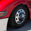 1 1/2 x 2 3/4 Inch Plastic Matte Black Bullet Nut Cover, Push On