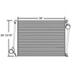 BESTfit Charge Air Cooler 38 X 28.812 Inch For Mack CX613 & CXN613 Vision