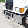 Jones Performance 18 Inch Chrome Bumper W/ Tow , Step, Fog And Center Hole For Mack CHU613 SFA