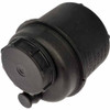 Plastic Power Steering Reservoir, 5 Inch Width, Cap Included