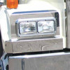 Western Star 4900FA Fender Guards With Headlight Housing Surround Bezel - Stainless Steel