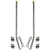 Bores SS LED Bumper Guides - 25 Inch W/ Offset For Dodge Ram 1500, 2500, 3500