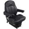 Seats Inc Semi-Truck Seat - Legacy LO Low Base Mid-High Back - Black DuraLeather Seats Inc Semi-Truck Seat - Legacy LO Low Base Mid-High Back - Black DuraLeather