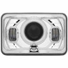 4X6 Inch Low Beam LED Projector Headlight W/ Blue Backlit Auxiliary, 3000 Lumens