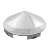 Pointed Front Hubcap W/ 6 Notched & 4 Clips