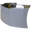 18 Inch SS Bumper, 11 Gauge With 30 Round .75 Inch Light, Fog, Tow Holes For Peterbilt 579 SBA