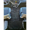 Black Eco Leather Floor Mat Set - 5 Piece For Peterbilt 579 Black Eco Leather Floor Mat Set - 5 Piece For Peterbilt 579